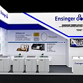 Ensinger Exhibition Booth White And Blue Design With Product Displays At T2A17