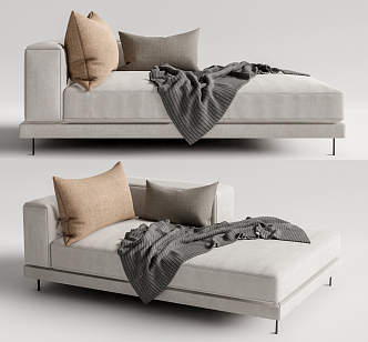 Modern chaise 3d model