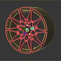 High Performance Modern Alloy Car Wheel Rim with Spoke Design as Automotive Part