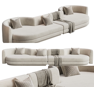 Modern Eichholtz Multiplayer Sofa 3d model