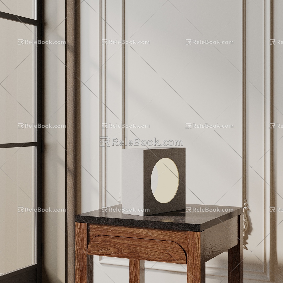 Modern table lamp 3d model