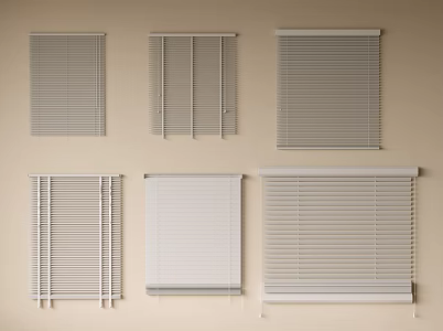 Modern Venetian Blinds Curtain Shangri-La Curtain Honeycomb Curtain Vertical Curtain Roman Curtain 3d model