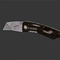 Stanley Utility Knife Weapon Featuring Metal Blade And Reflective Handle Surface