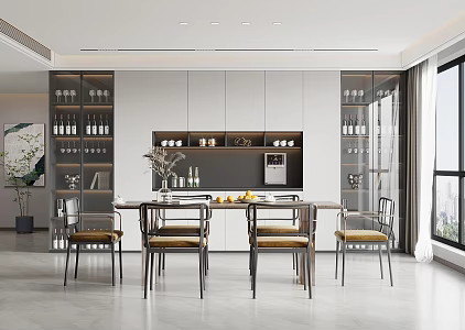 Modern Restaurant 3d model