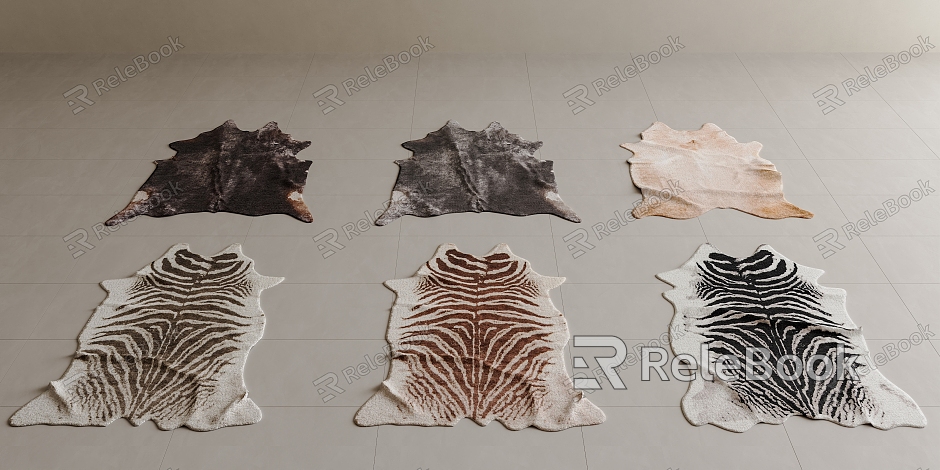 Animal skin rugs fur rugs leather rugs animal fur rugs tiger rugs model