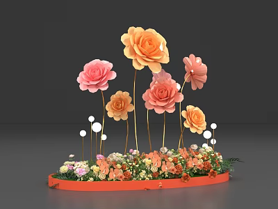 Modern Beauty and Beauty 3d model