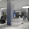 Modern Sleek Clothing Store Interior Design With Metallic Finish Fashion Racks And Artistic Mannequins