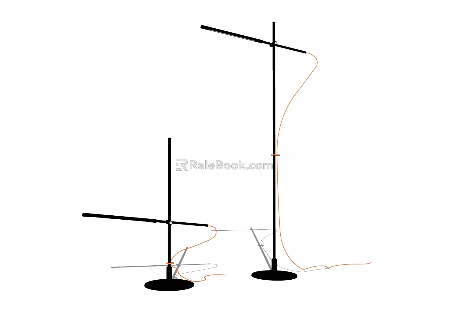 Modern lamp combination simple table lamp 3d model