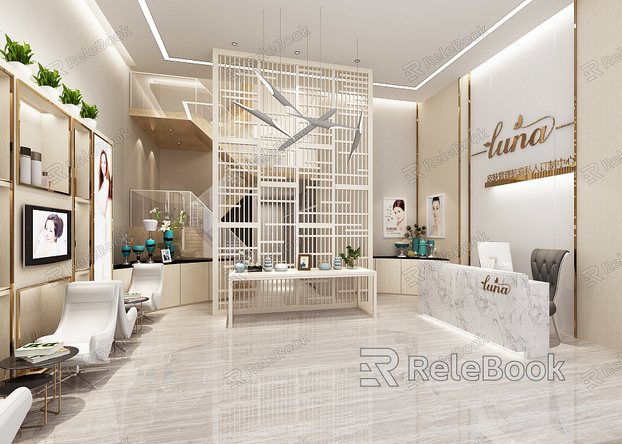 Modern Beauty Salon Beauty Salon Hall model