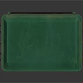 Green Household Storage Container With Lid And Wheels For Home Organization