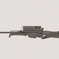 Combined with a sniper rifle 3d model