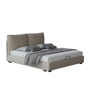 Modern Double Bed 3d model