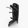 Black Multifunctional Sports Equipment With Adjustable Handles And Comfortable Seat