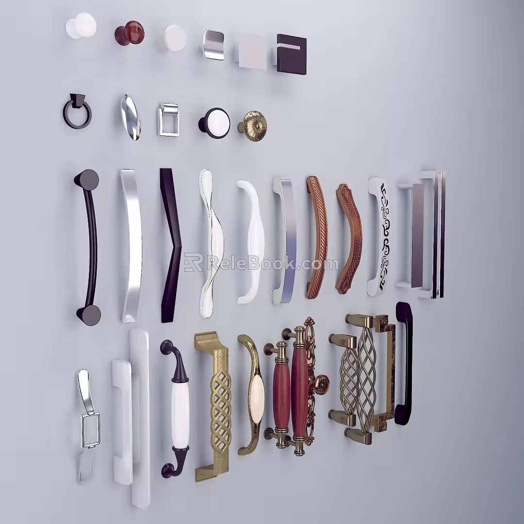 Modern handle 3d model