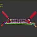 Shock absorber buffer spring tools hardware tools processing tools furniture realism 3d model