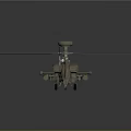 Beige Military Helicopter With Large Rotors Radar Dome And Glass Cockpit Design