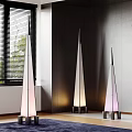 Industrial Style Floor Lamp Pyramid Floor Lamp Paper Lamp Bauhaus Floor Lamp Floor Lamp Floor Lamp 3d model