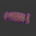 Golden Twisted Twine Roll for Daily Household Supplies with Secure Binding Ends