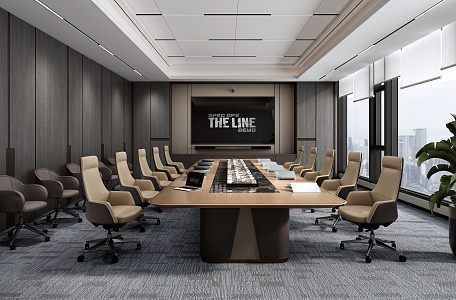 Modern Conference Room 3d model