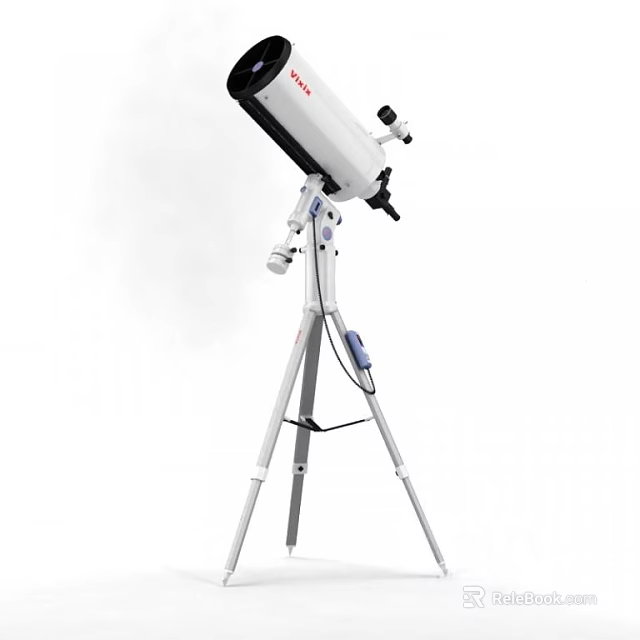 Commercial Astronomical Telescope with Stable Tripod and Electronic Control System for Professional Use 3d model 