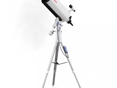 Commercial Astronomical Telescope with Stable Tripod and Electronic Control System for Professional Use 3d model
