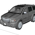Silver SUV With Sunroof And Alloy Wheels Parked On Sunset Road With Sleek Exterior Design