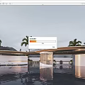 Modern Gate Community Gate Landscape Gate Entrance Gate Alien Gate 3d model