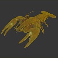 Modern Lobster Big Lobster Crystal Lobster 3d model