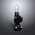 Durable Automotive Part Featuring Black Roller And Silver Metal Hook Design
