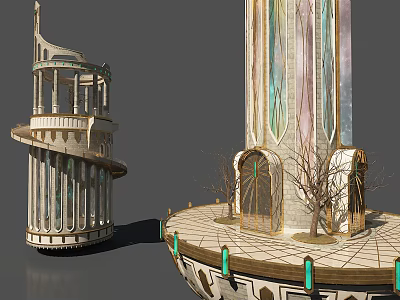 European Architecture Paradise 3d model