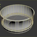 Stainless Steel Round Sieve With Fine Mesh For Baking And Cooking Needs