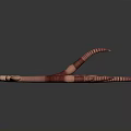 Several Pinkish Brown Earthworms With Slender Segmented Bodies And Curved Elongated Shapes