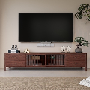 New Chinese TV Cabinet 3d model