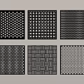 Various Geometric Design Wall Panels Featuring Different Pattern Texture Styles