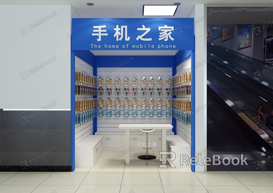 modern mobile phone shell shop model