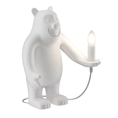 Modern special-shaped floor lamp bear big floor lamp 3d model