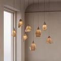 Quiet wind single-headed chandelier 3d model