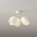 Cream wind ceiling lamp 3d model