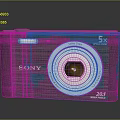 Sony Digital Camera Featuring 5X Optical Zoom And 20.1 Megapixels Sleek Silver Black Design