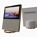 Small Smart Screen X10 Second Generation 10 British Screen Touch Screen Smart Speaker Bluetooth Speaker Audio 3d model