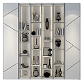 Modern Storage Cabinet Rack Storage Cabinet Rack 3d model