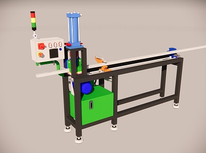 Mechanical equipment Special machine-mounted press 3d model