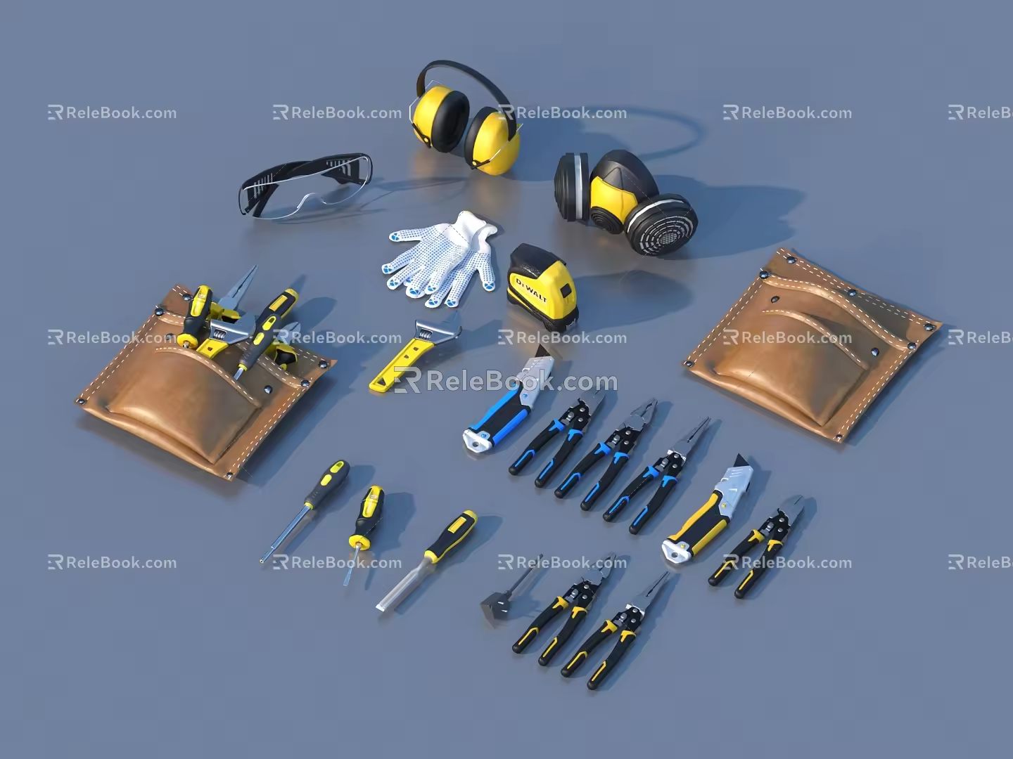 Hardware Parts Tools 3d model