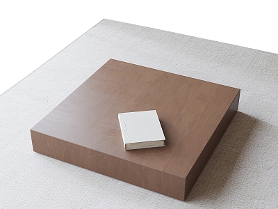 square coffee table 3d model