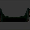 Modern Green VR Goggles With Transparent Lens Black Strap And Sleek Design
