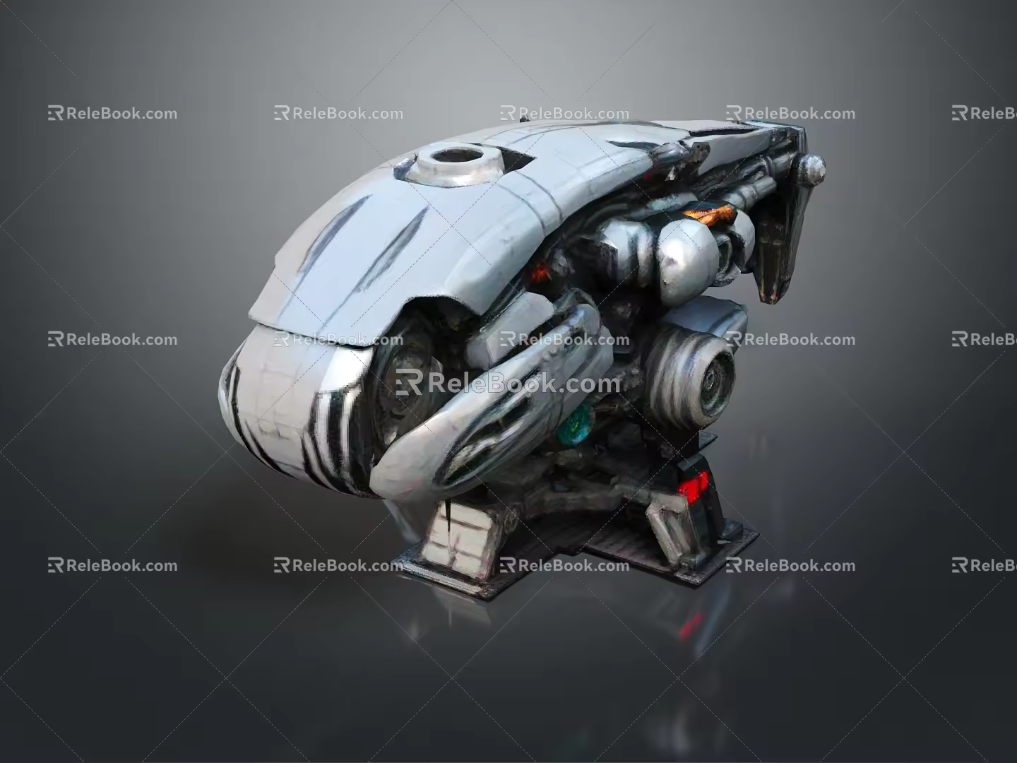 Mech Warrior Mech Soldier Machine Battlearm Mechanical Battlearm Machine Fighter Robot 3d model