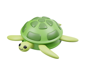 turtle sea cartoon turtle toy turtle 3d model