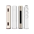Modern Minimalist Tower Household Appliances with Beige White Gold Silver Finishes and Sleek Design