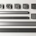 Various Ventilation Grilles and Air Vents with Different Shapes and Designs