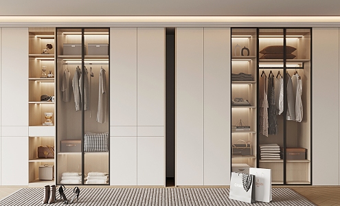 Modern wardrobe 3d model